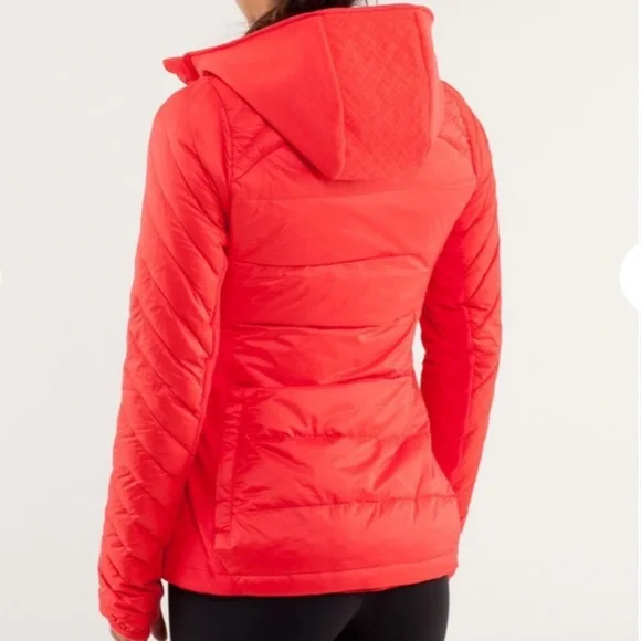 RELISTED.  NWT Lululemon RUN: What The Fluff Jacket Love Red 8 - Picture 3 of 15